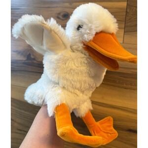 Folkmanis Small Duck Hand Puppet Plush Bird Animal Puppet Theater Toy 3090